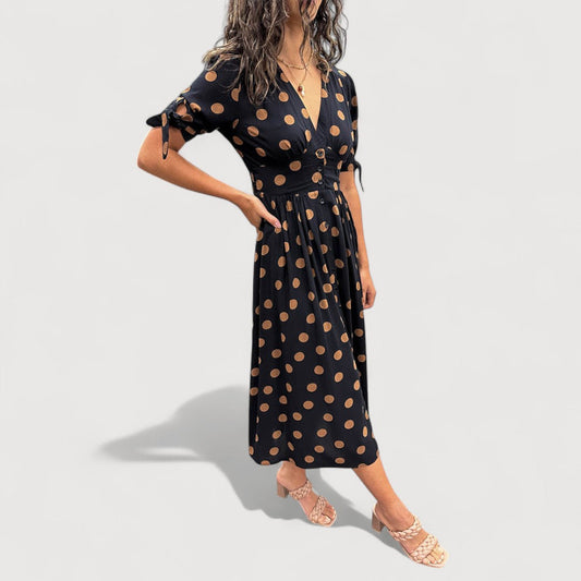 ROCIO | VESTIDO FRESCO CON ESCOTE EN V