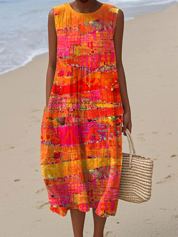 Vestido de Verano Artístico