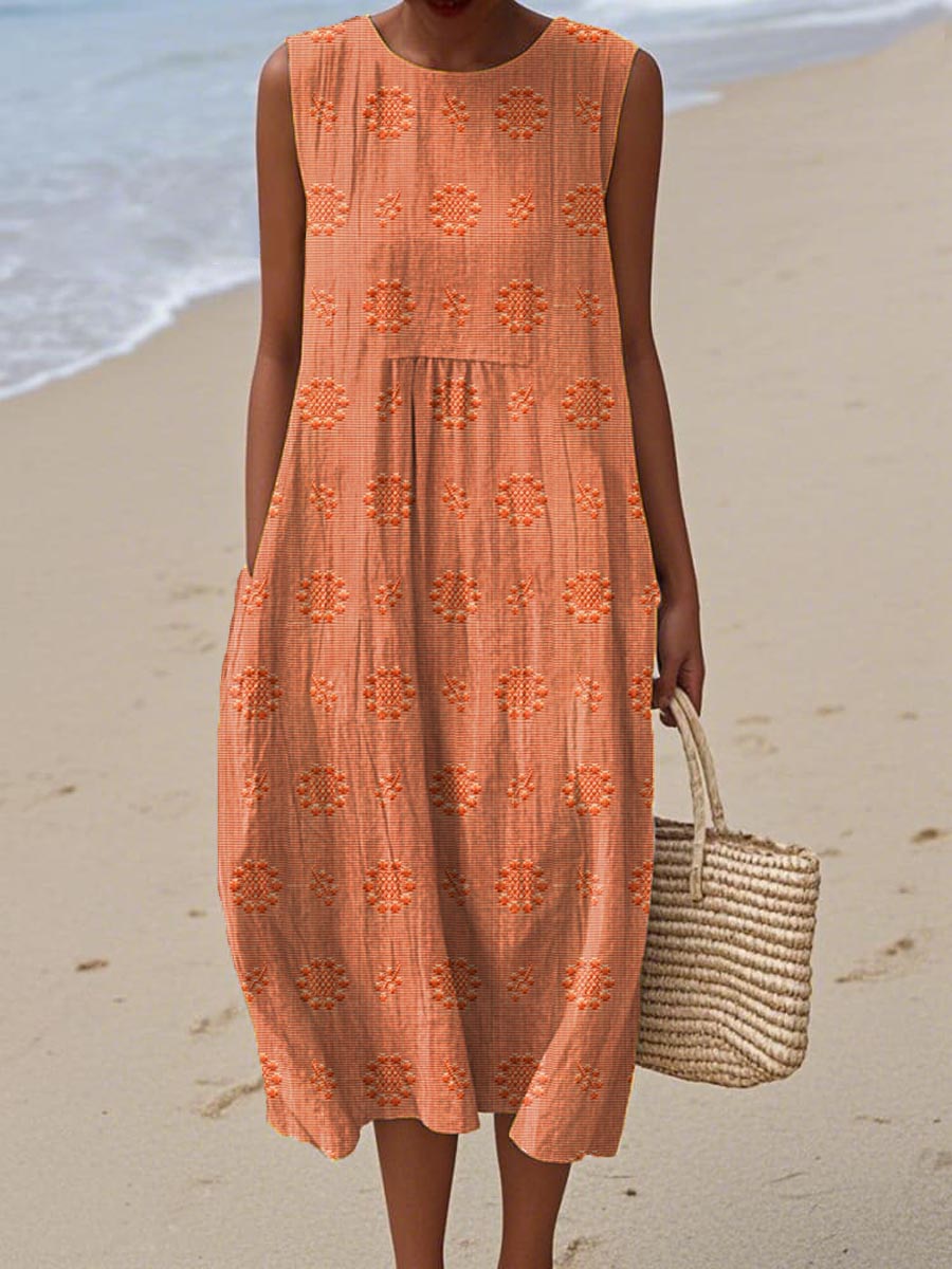 Vestido de Playa Artístico