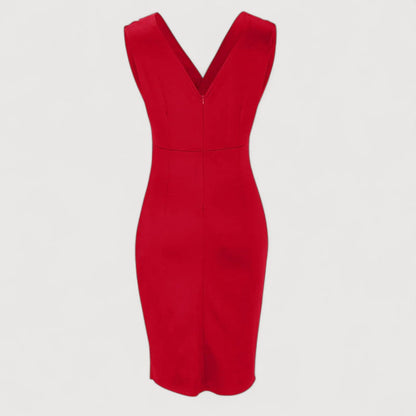 ISABELA | VESTIDO SIN MANGAS CON ESCOTE EN V