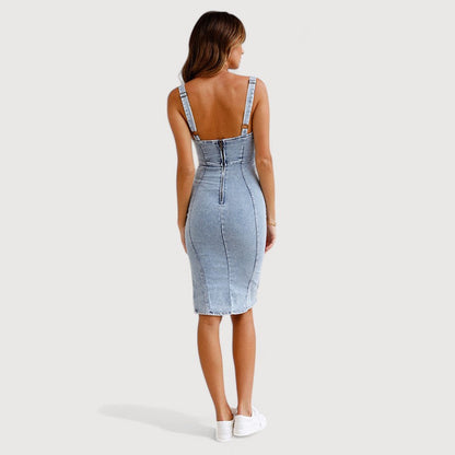MARINA | VESTIDO DENIM ELEGANTE