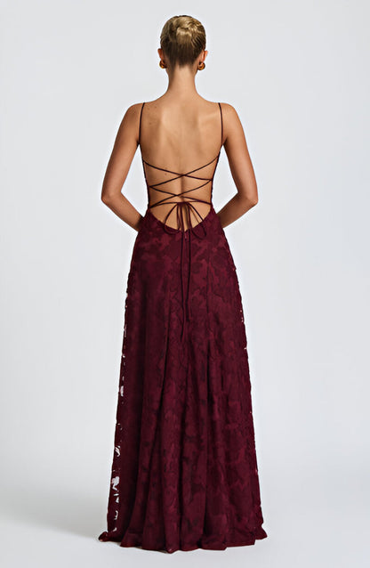 Francisa™ | Vestido largo con corsé de encaje