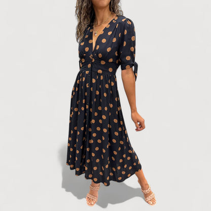 ROCIO | VESTIDO FRESCO CON ESCOTE EN V
