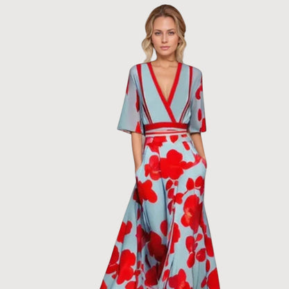 LEONOR | VESTIDO FLORAL ELEGANTE