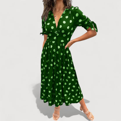 ROCIO | VESTIDO FRESCO CON ESCOTE EN V
