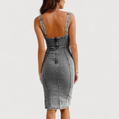 MARINA | VESTIDO DENIM ELEGANTE