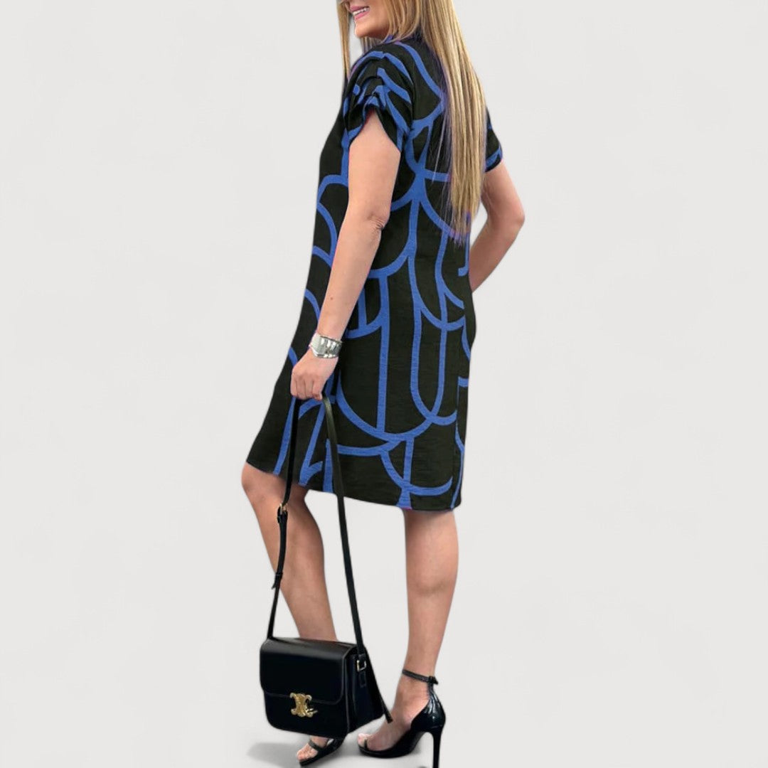 BLANCA | VESTIDO CLÁSICO DE MANGA CORTA