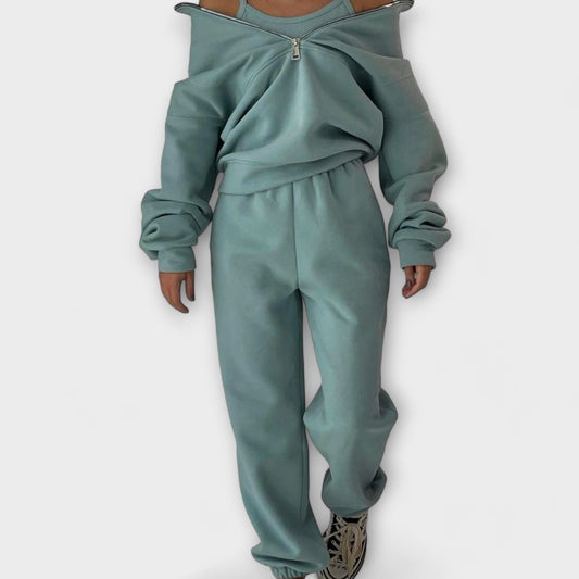 Evy Lounge Set - Conjunto de Fleece Confortável