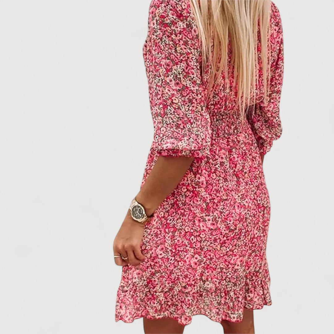 FABI | VESTIDO FLORAL DE VARANO