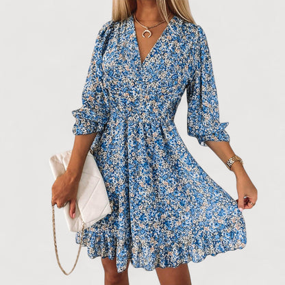 FABI | VESTIDO FLORAL DE VARANO