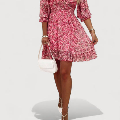 FABI | VESTIDO FLORAL DE VARANO