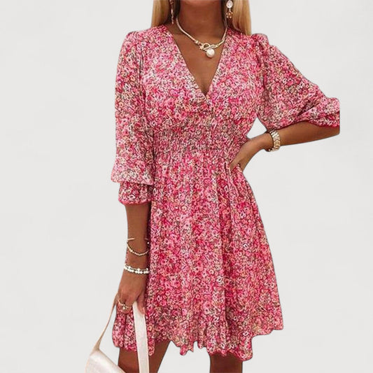 FABI | VESTIDO FLORAL DE VARANO