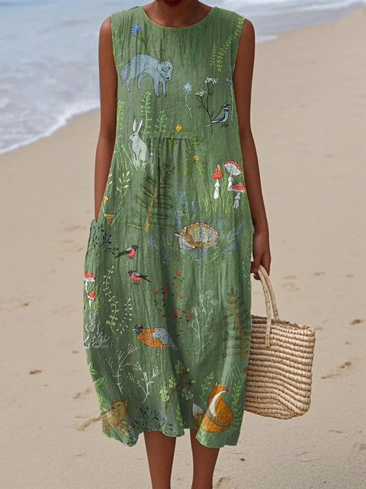 Vestido de Playa Artístico