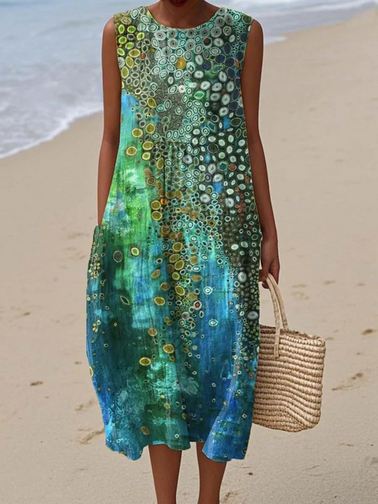 Vestido de Playa Artístico