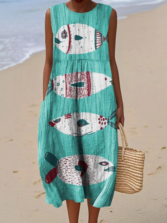Yasmine – Vestido Artístico Vintage