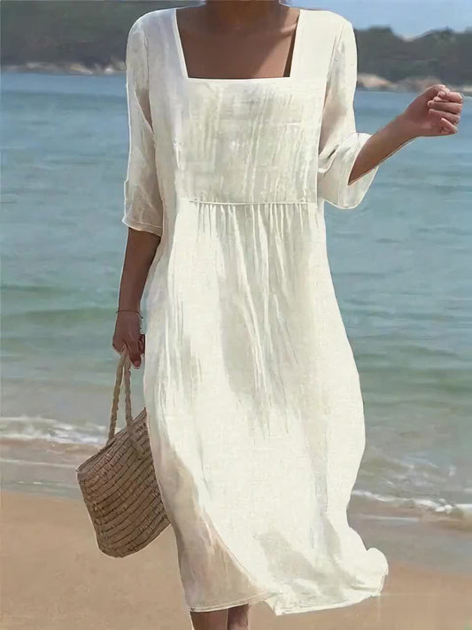 Lunelle | Vestido de lino casual