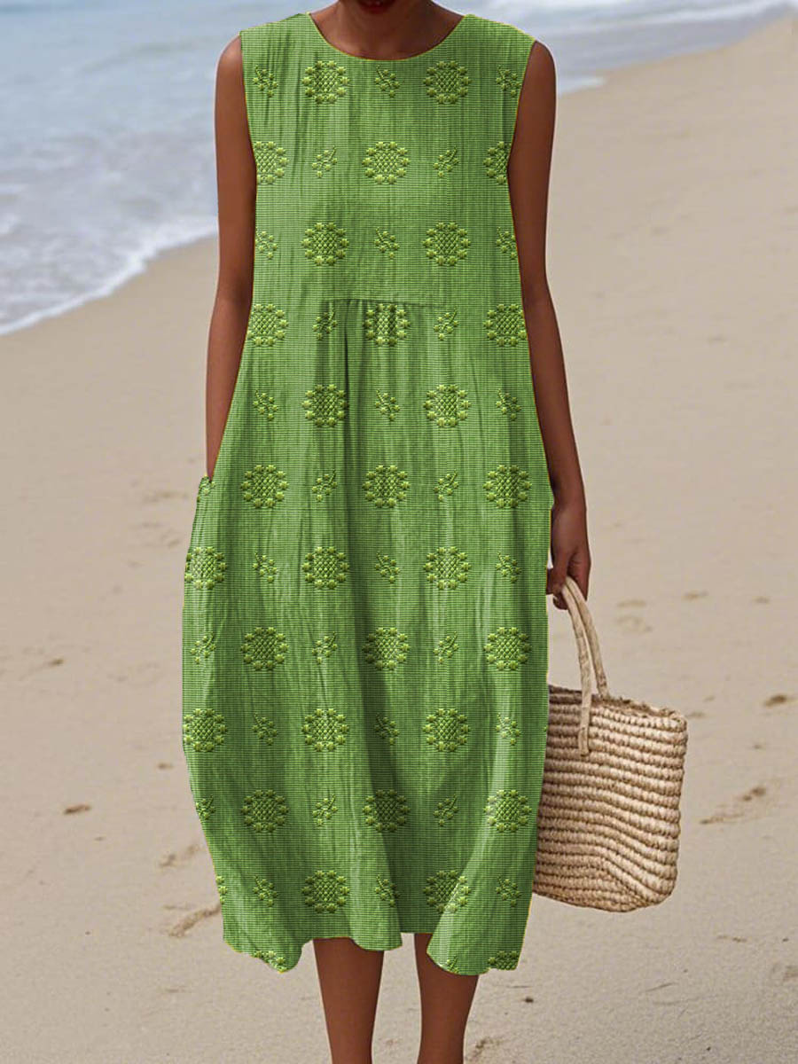 Vestido de Playa Artístico
