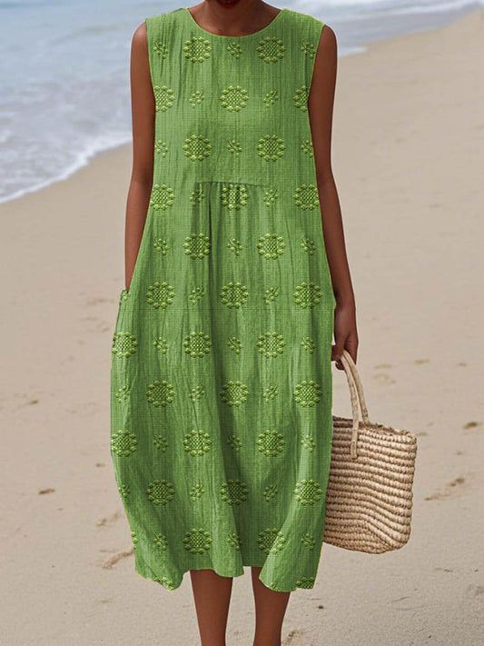 Vestido de Playa Artístico