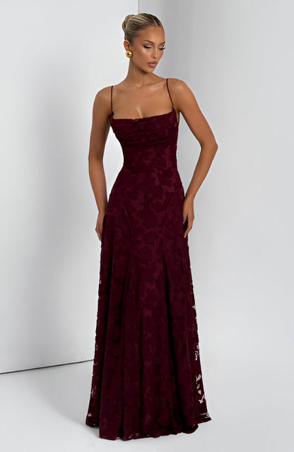 Francisa™ | Vestido largo con corsé de encaje
