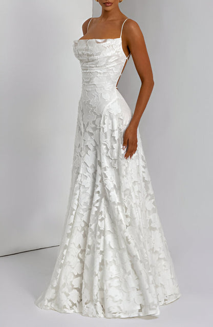 Francisa™ | Vestido largo con corsé de encaje