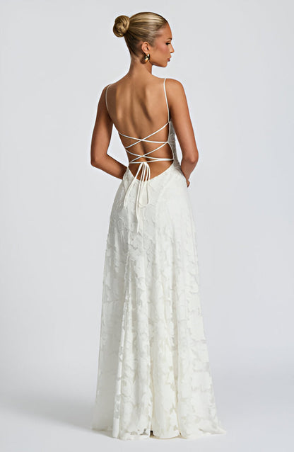 Francisa™ | Vestido largo con corsé de encaje